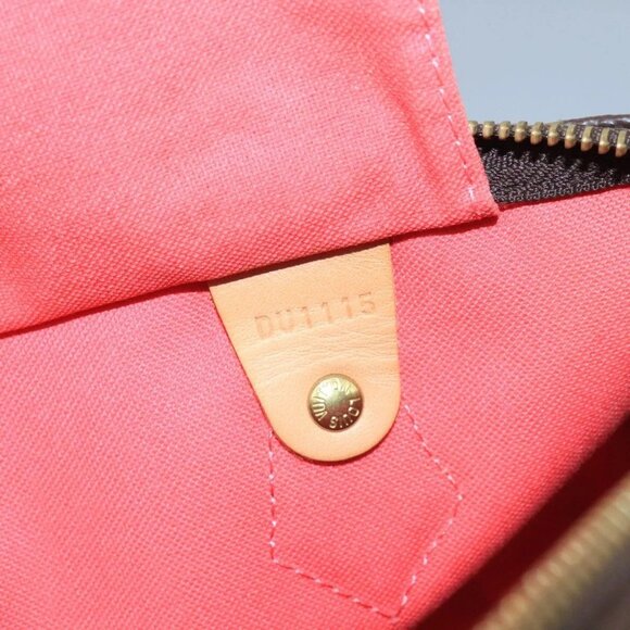 LOUIS VUITTON Monogram V Line Speedy 30 Hand Bag Pink LV Auth 111392A - Picture 12 of 16